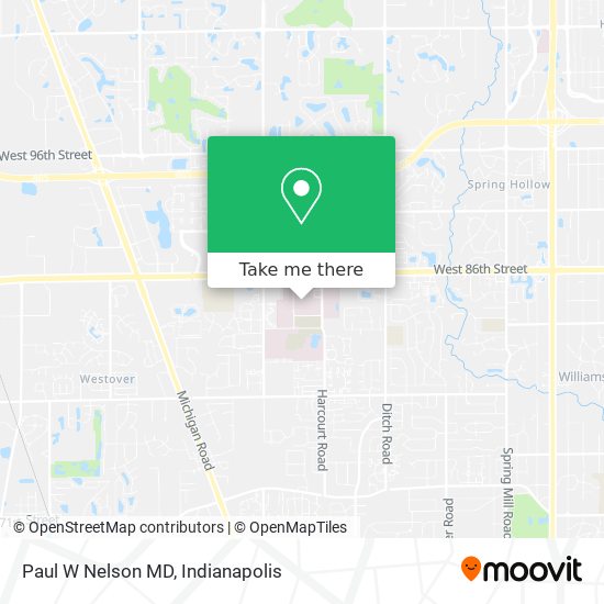 Paul W Nelson MD map
