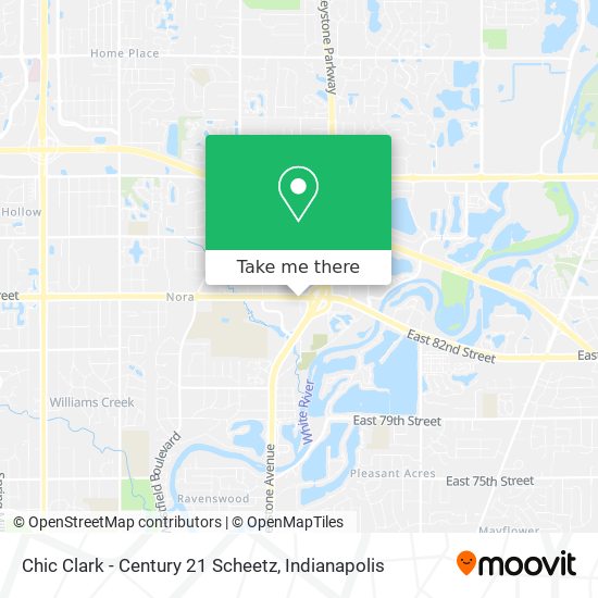 Mapa de Chic Clark - Century 21 Scheetz