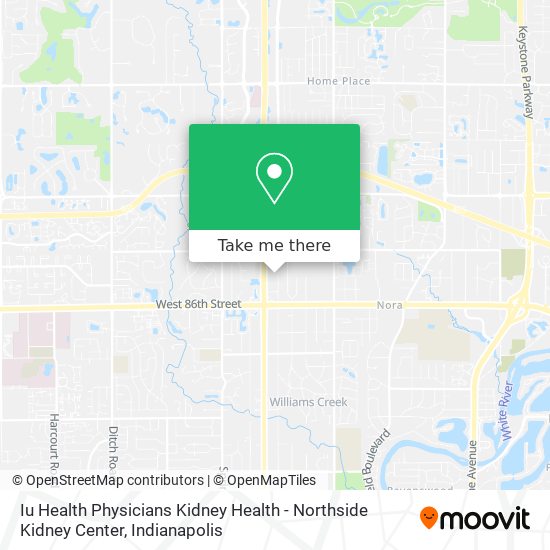 Iu Health Physicians Kidney Health - Northside Kidney Center map
