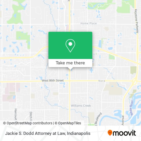 Jackie S. Dodd Attorney at Law map