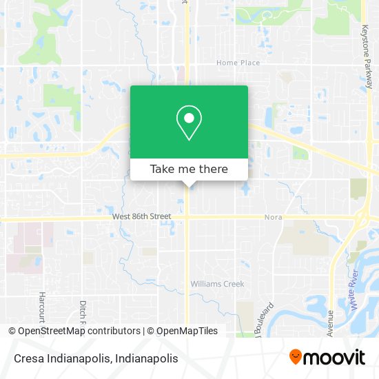 Mapa de Cresa Indianapolis