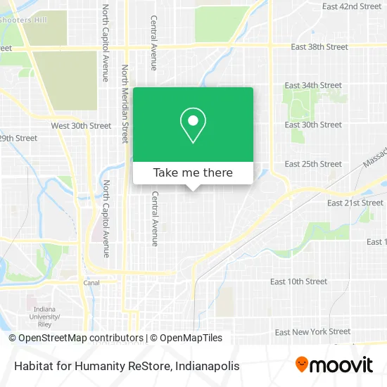 Habitat for Humanity ReStore map