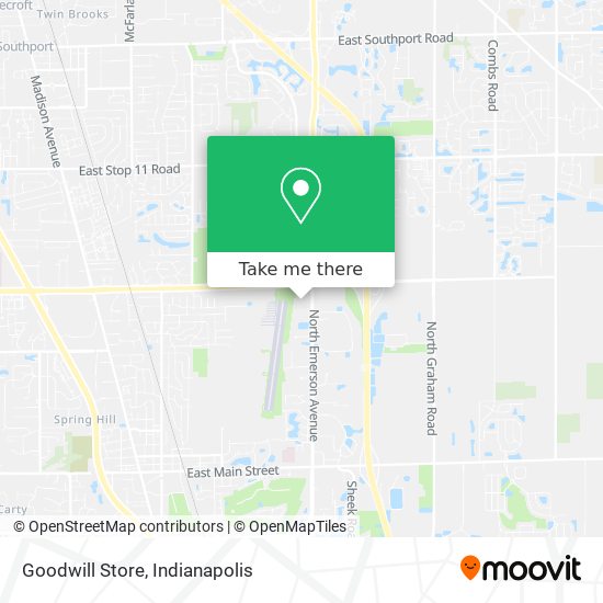 Goodwill Store map