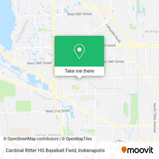 Mapa de Cardinal Ritter HS Baseball Field