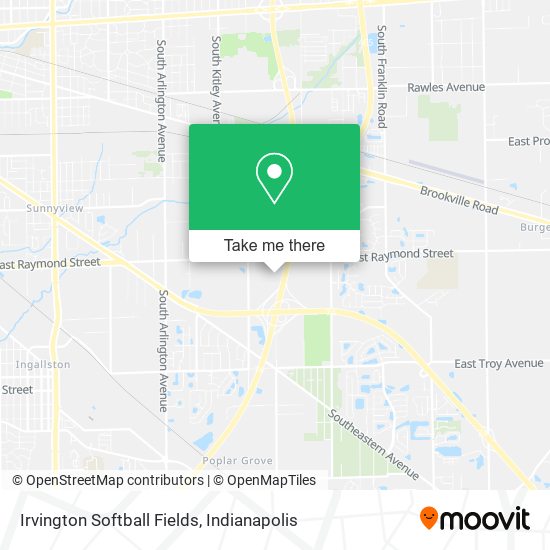 Mapa de Irvington Softball Fields