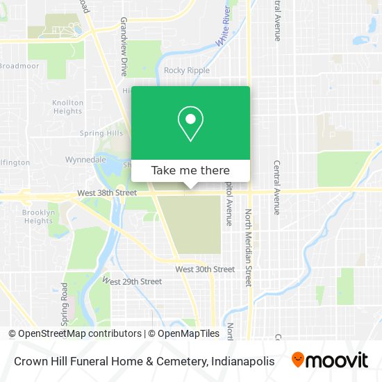 Mapa de Crown Hill Funeral Home & Cemetery