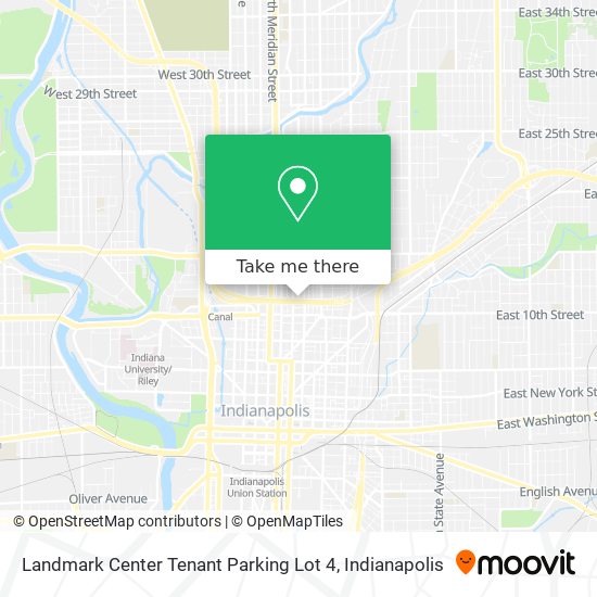 Mapa de Landmark Center Tenant Parking Lot 4