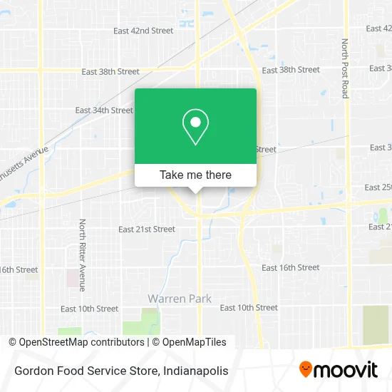 Gordon Food Service Store map