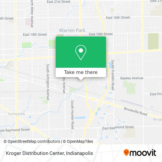 Kroger Distribution Center map