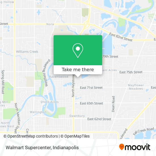 Mapa de Walmart Supercenter