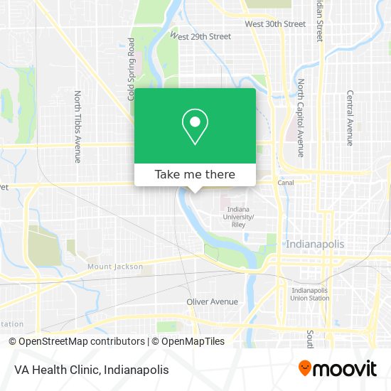Mapa de VA Health Clinic