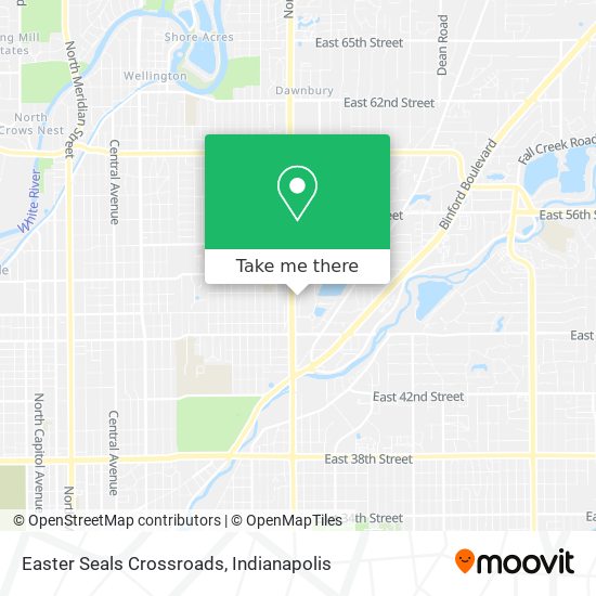 Mapa de Easter Seals Crossroads