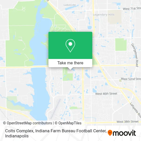 Colts Complex, Indiana Farm Bureau Football Center map