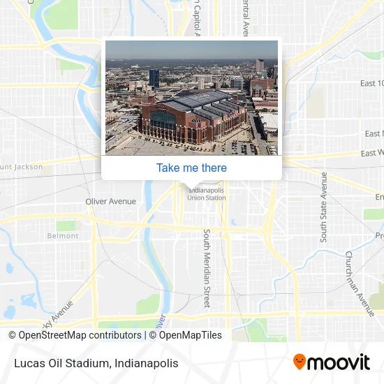 Lucas Oil Stadium map