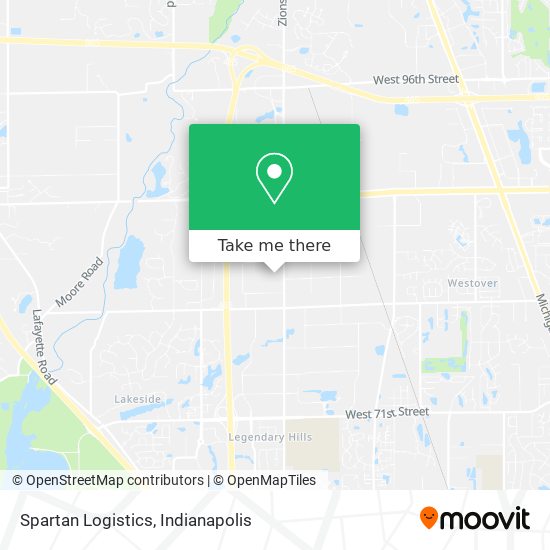 Mapa de Spartan Logistics
