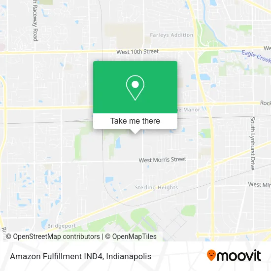 Amazon Fulfillment IND4 map