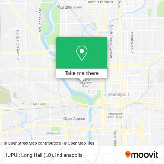 Mapa de IUPUI: Long Hall (LO)