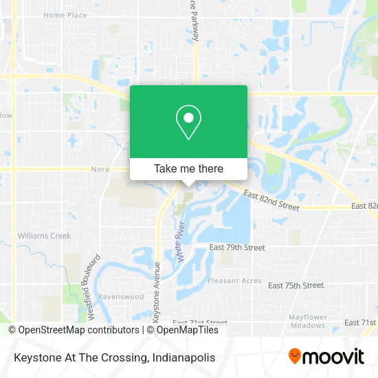 Keystone At The Crossing map