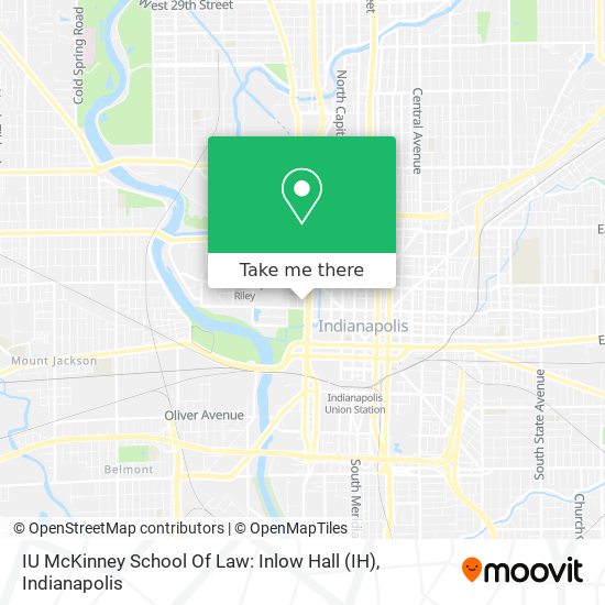 Mapa de IU McKinney School Of Law: Inlow Hall (IH)