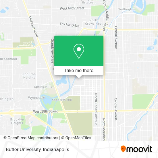 Butler University map
