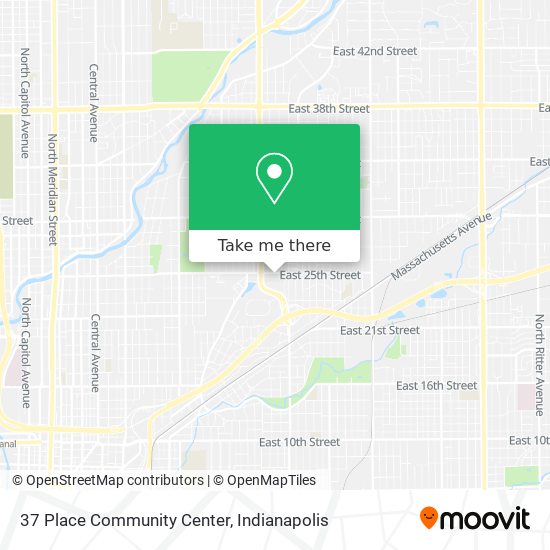 Mapa de 37 Place Community Center