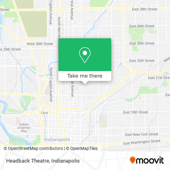 Mapa de Headback Theatre