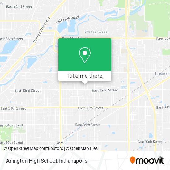 Mapa de Arlington High School