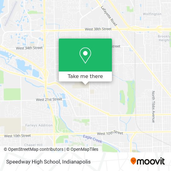 Mapa de Speedway High School