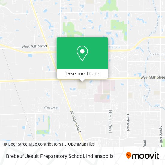 Brebeuf Jesuit Preparatory School map