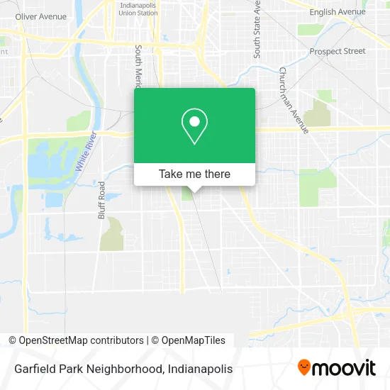 Garfield Park Neighborhood map