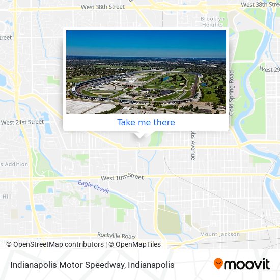 Indianapolis Motor Speedway map