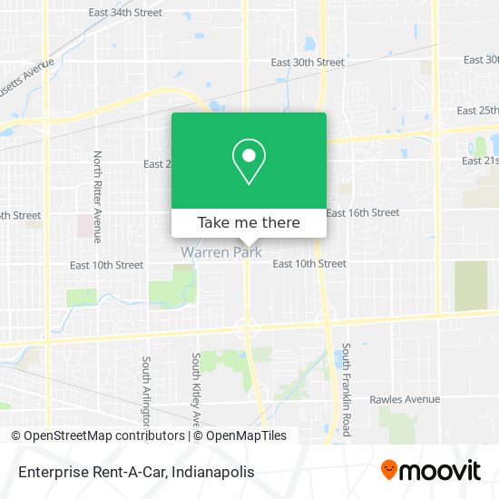 Mapa de Enterprise Rent-A-Car