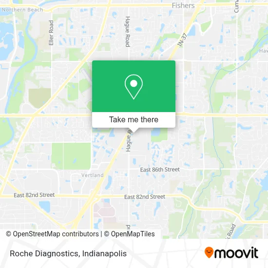 Roche Diagnostics map