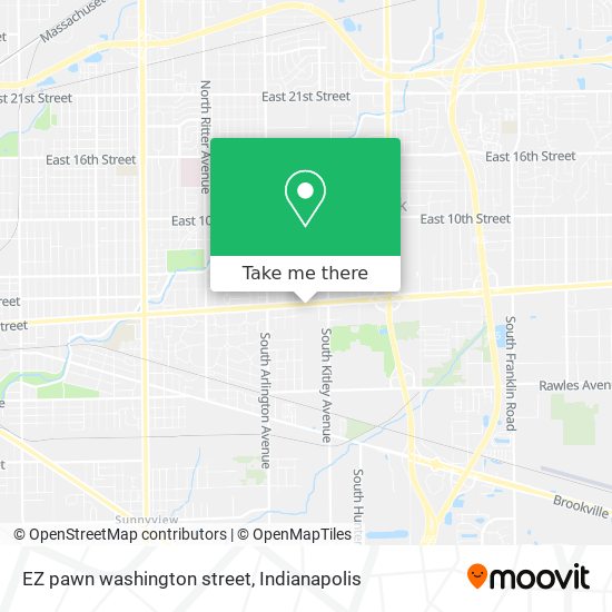 Mapa de EZ pawn washington street