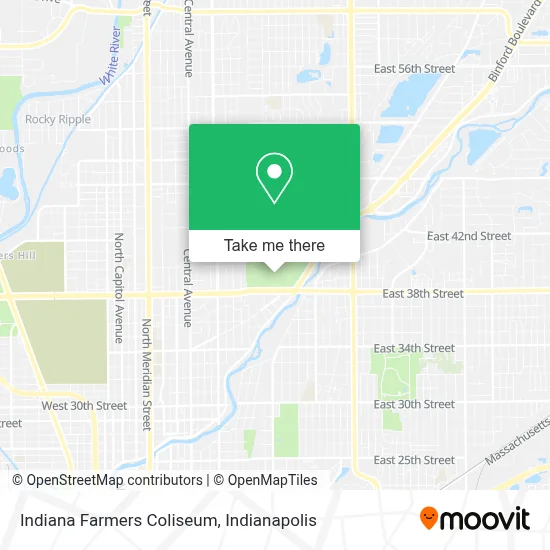 Indiana Farmers Coliseum map