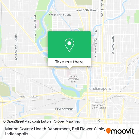 Mapa de Marion County Health Department, Bell Flower Clinic