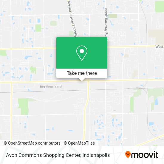 Avon Commons Shopping Center map