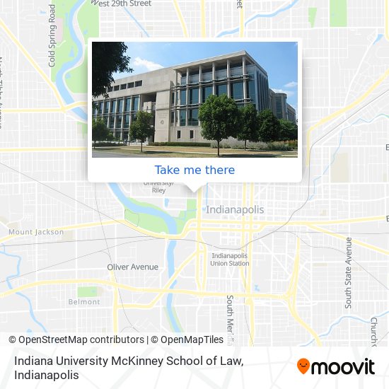 Indiana University McKinney School of Law map