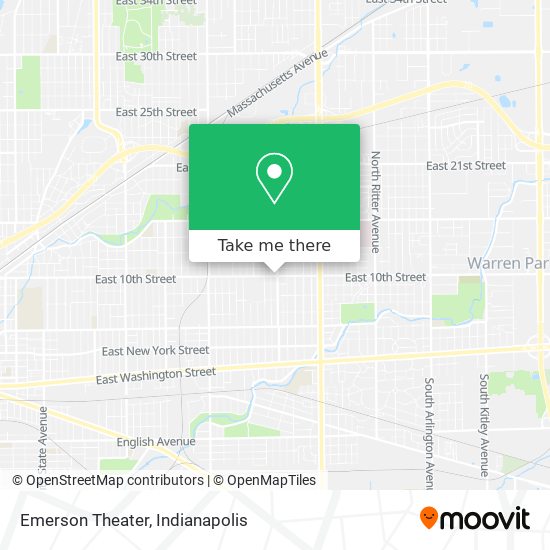 Mapa de Emerson Theater