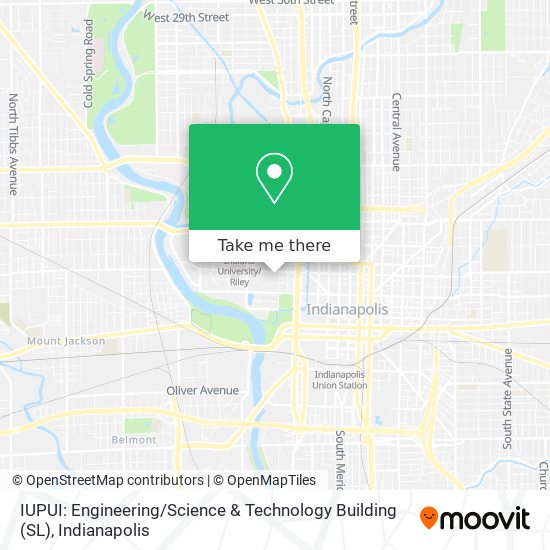 Mapa de IUPUI: Engineering / Science & Technology Building (SL)