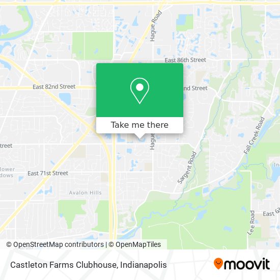 Castleton Farms Clubhouse map