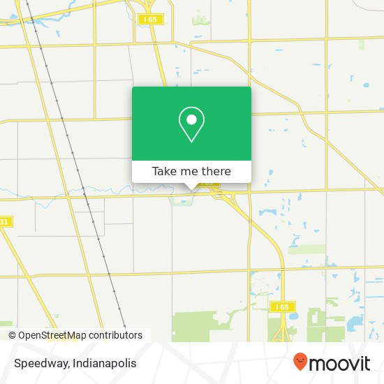 How to get to Speedway in Indianapolis City (Balance) by Bus?