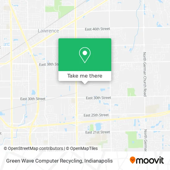 Green Wave Computer Recycling map