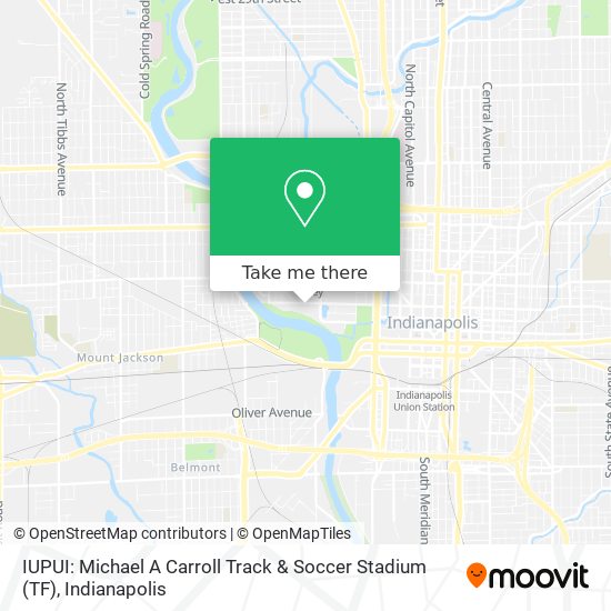 Mapa de IUPUI: Michael A Carroll Track & Soccer Stadium (TF)