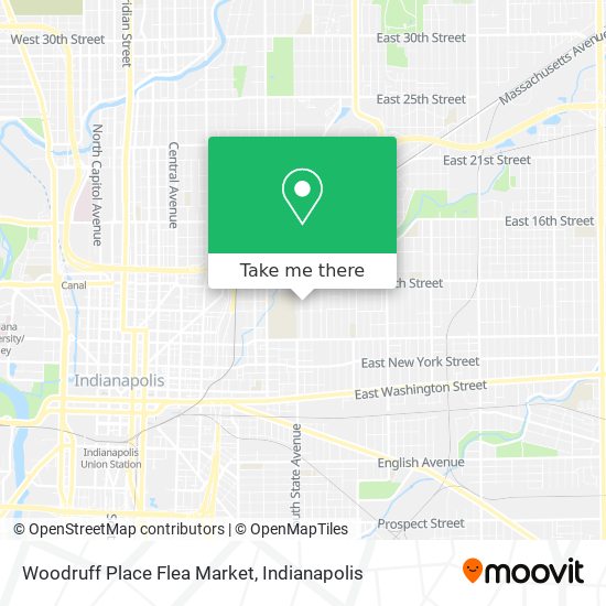 Woodruff Place Flea Market map