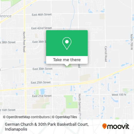 German Church & 30th Park Basketball Court map