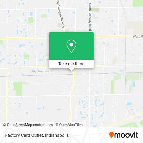 Factory Card Outlet map