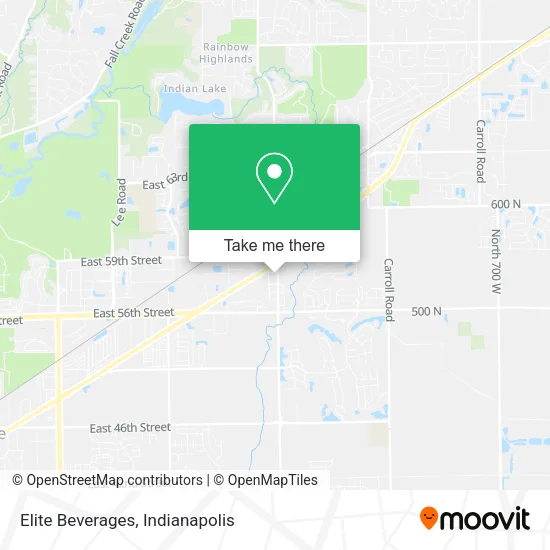 Elite Beverages map