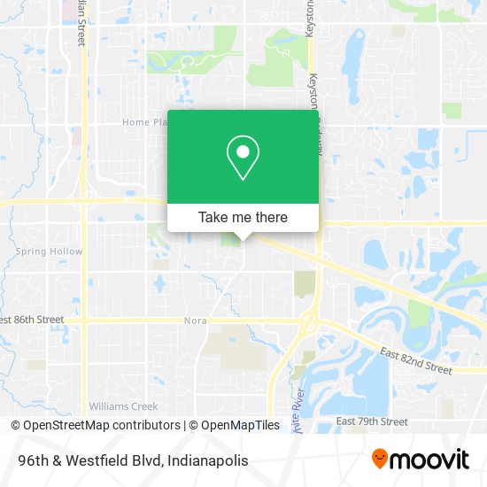 Mapa de 96th & Westfield Blvd