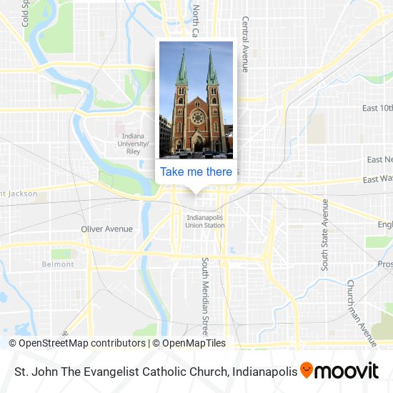 St. John The Evangelist Catholic Church map